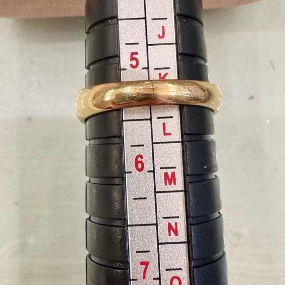 14k Gold Aquamarine Ring. From jeweler in Pattaya. Sz 5 1/4. No stamp. - Picture 8 of 8